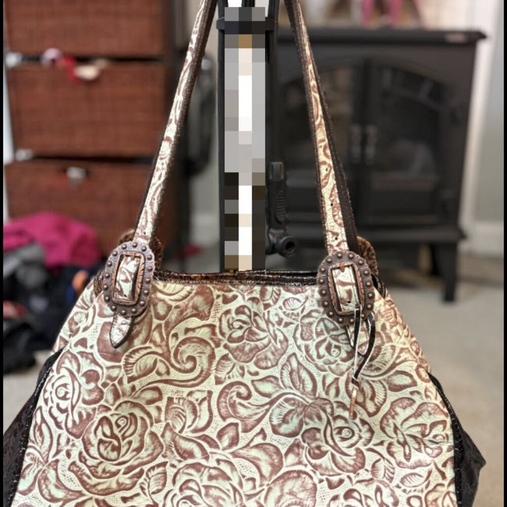 Double J Sadderly Turquoise Handbag